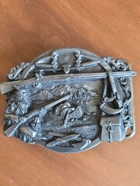 1984 Fur Trappers Belt Buckle